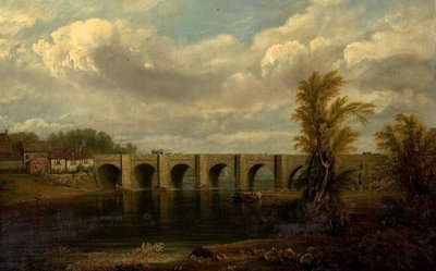 Alte Trent-Brücke, Nottingham, 1825 von John Rawson Walker