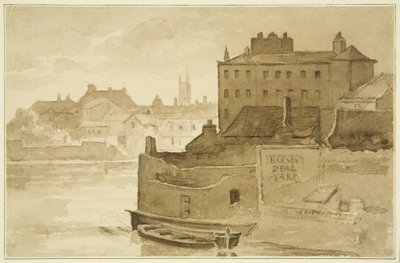 Schwimmender Hafen, bei Counterslip von John Reverend Eden