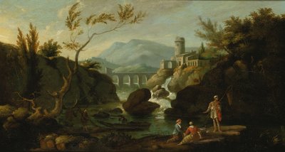 Klassische Landschaft, 1822-1826 von John Ritto Penniman