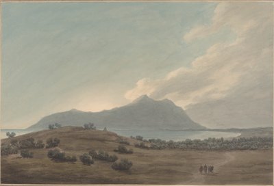 Monte Circeo bei Sonnenuntergang von John Robert Cozens
