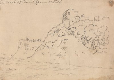 Die Küste von Posillipo, 16. Oktober von John Robert Cozens