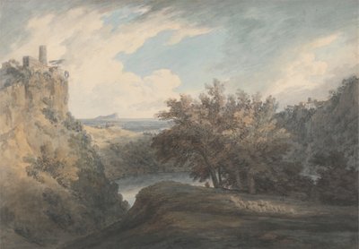 Der See von Nemi von John Robert Cozens