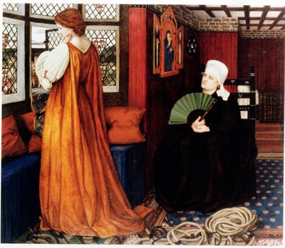 Julia und ihre Amme von John Roddam Spencer Stanhope