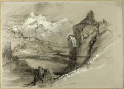 Berglandschaft von John Ruskin