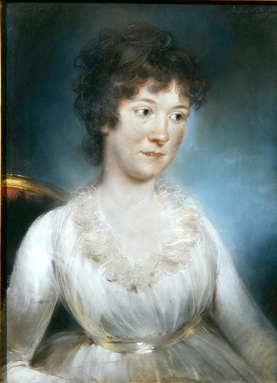 Porträt von Mrs. David Russell von John Russell