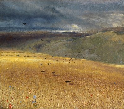 Weizenfeld von John Samuel Raven