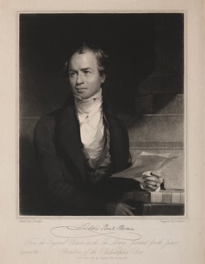 David Paul Brown von John Sartain