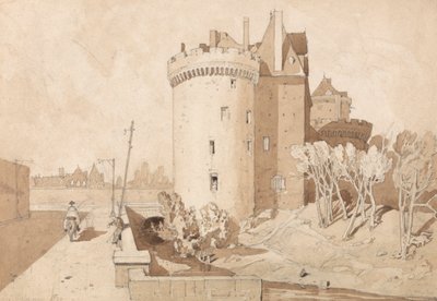 Schloss in Alencon von John Sell Cotman