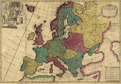 Europa von John Senex