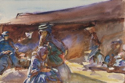 Schwarzes Zelt von John Singer Sargent