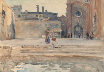 Campo dei Frari, Venedig, ca. 1880 von John Singer Sargent