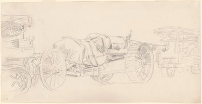 Kanonenanhänger, Frankreich, 1918 von John Singer Sargent