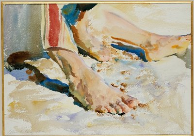Füße eines Arabers, Tiberias von John Singer Sargent