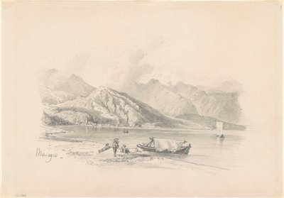 Seeufer, Menaggio [recto] von John Singer Sargent