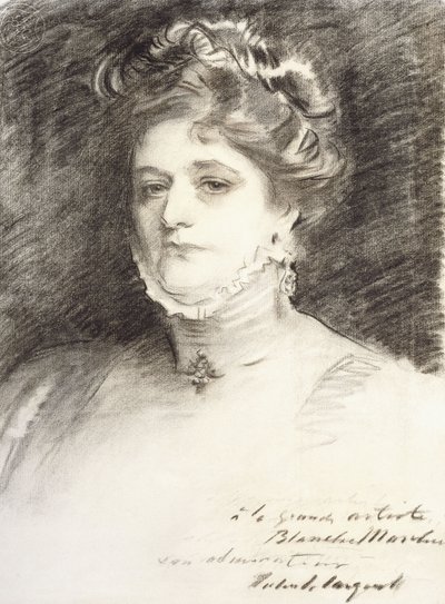 Porträt von Blanche Marchesi, 1910 von John Singer Sargent