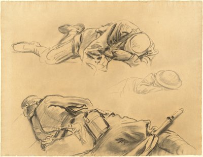 Studien für "Gassed" von John Singer Sargent