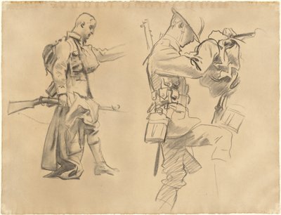 Studien für "Gassed" von John Singer Sargent