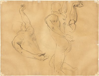 Studien männlicher Akte (verso) von John Singer Sargent