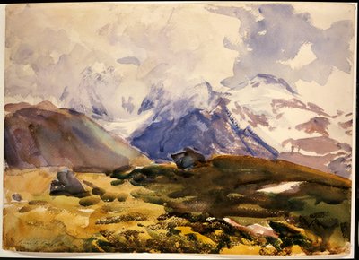 Der Simplon, ca. 1910 von John Singer Sargent