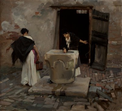 Venezianische Wasserträger von John Singer Sargent