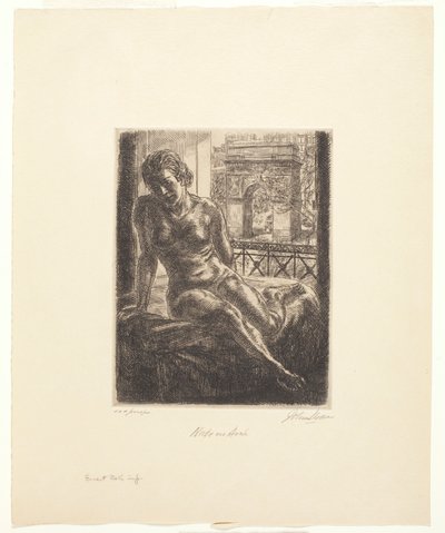Akt und Bogen von John French Sloan