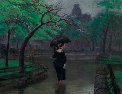 Frühlingsregen, New York von John French Sloan