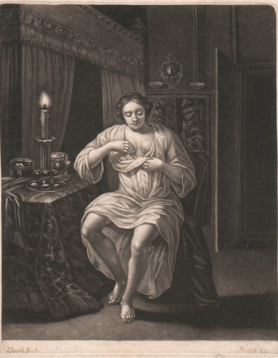Frau beim Ausziehen von John Smith