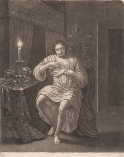 Frau beim Ausziehen von John Smith