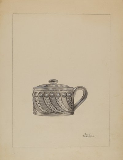 Senftopf, ca. 1936 von John Tarantino