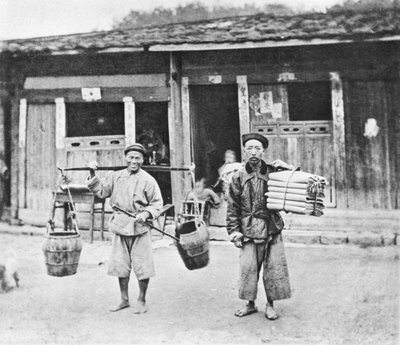 Chinesische Händler, um 1870 von John Thomson