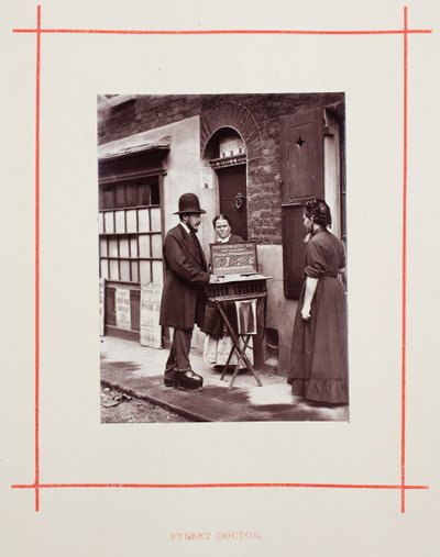 Straßenärzte, 1877 von John Thomson