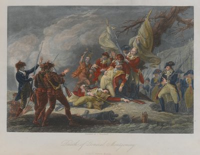 Tod von General Montgomery, 1775 von John Trumbull