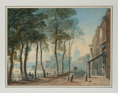 Cheyne Walk, Chelsea, 1816 von John Varley