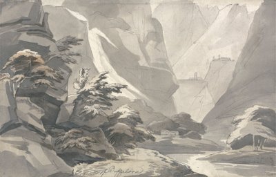 Wasserfall von Buffalora von John Warwick Smith