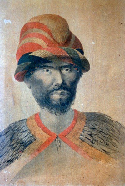 Hawaiianer, 18. Jahrhundert von John Webber