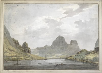 Blick auf die Papetoai-Bucht, Moorea von John Webber