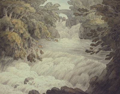 Wasserfall bei Cladish von John White Abbott