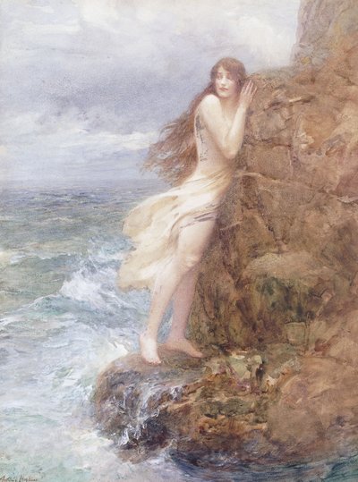 Den Strang aufwickeln von John William Godward