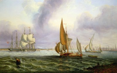 Die Themse bei Woolwich von John Wilson Carmichael
