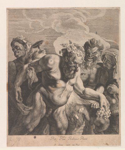 Betrunkener Silenus von Jonas Suyderhoef
