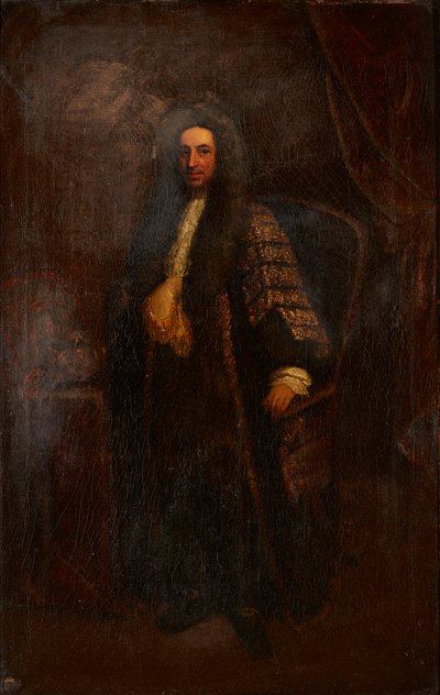 Ganzkörperporträt von Peter King von Jonathon Richardson