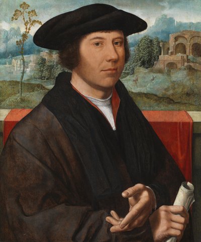 Porträt eines Mannes, 1528-29 von Joos van Cleve