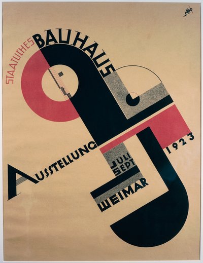 Bauhaus-Ausstellungsposter von Joost Schmidt