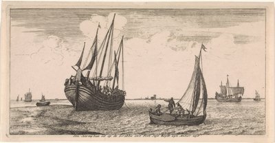 Anlegen des Postbootes von Joost van Geel