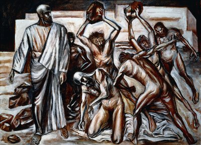 Martyrium des Heiligen Esteban von José Clemente Orozco