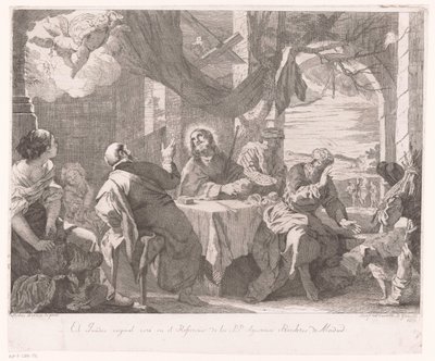 Mahlzeit in Emmaus von José del Castillo