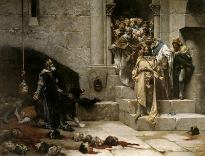 Die Glocke von Huesca, 1880 von Jose Casado del Alisal