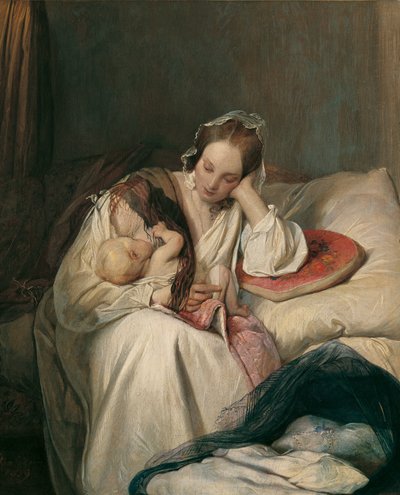Mutterliebe von Josef Danhauser