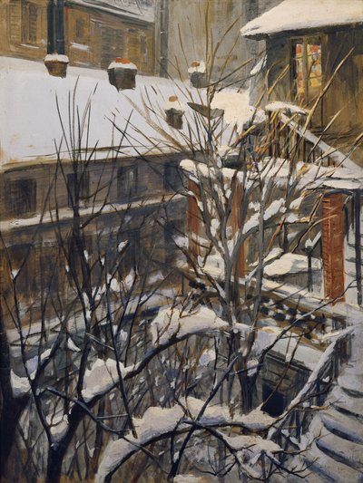 Blick aus meinem Fenster von Josef Engelhart