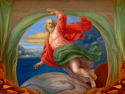 A1_Genesis_02-Schöpfung des Himmels von Josef Johann Michel
